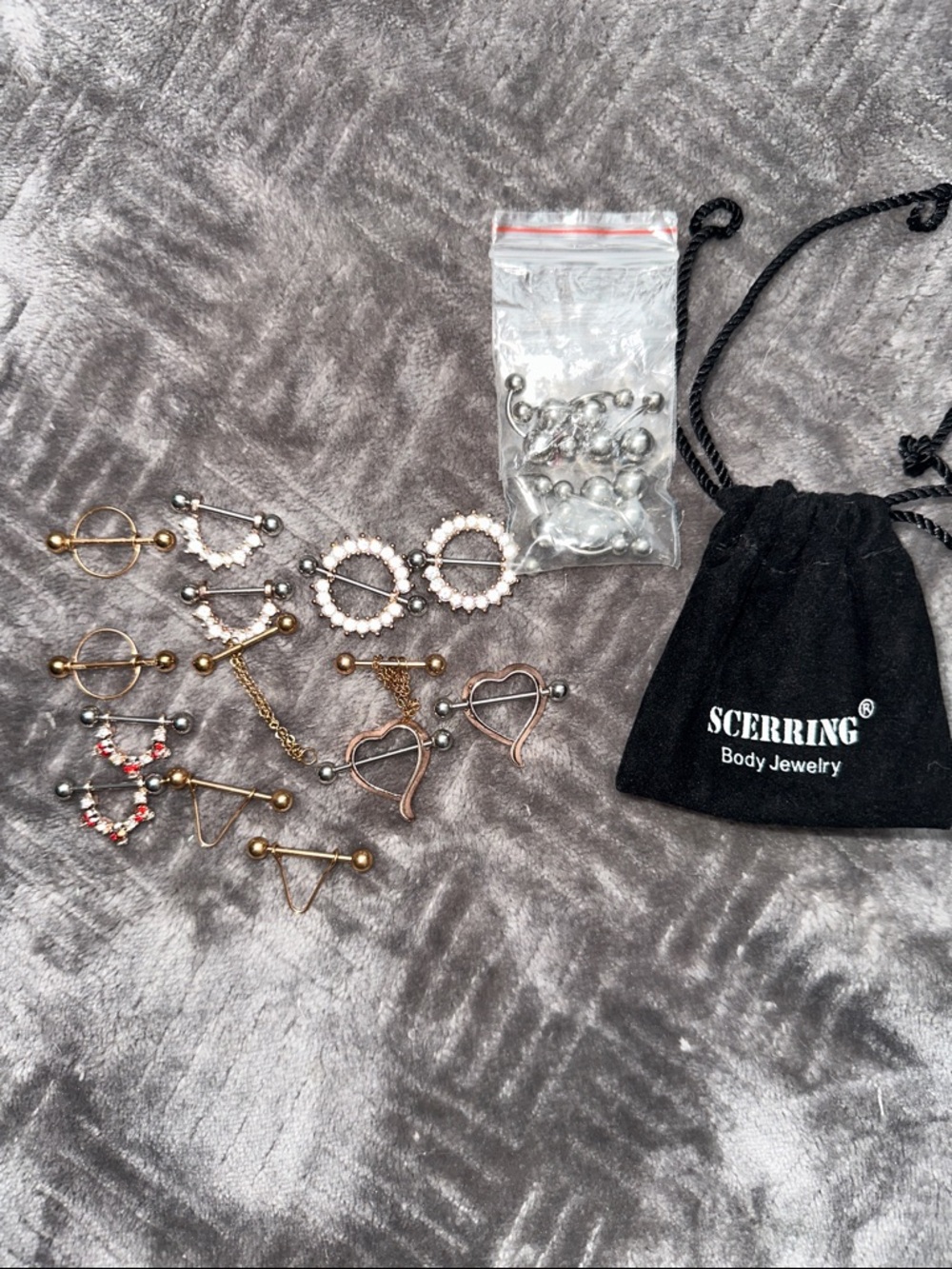 Mixed Body Jewlery - Nipple & Belly